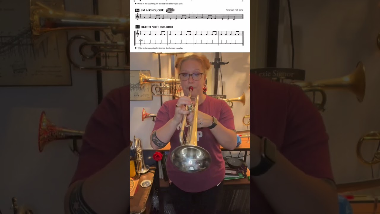 Come Play with Lexie from Austin Custom Brass!  #brassplayer #shorts #fun #trumpetplayer  #trumpet