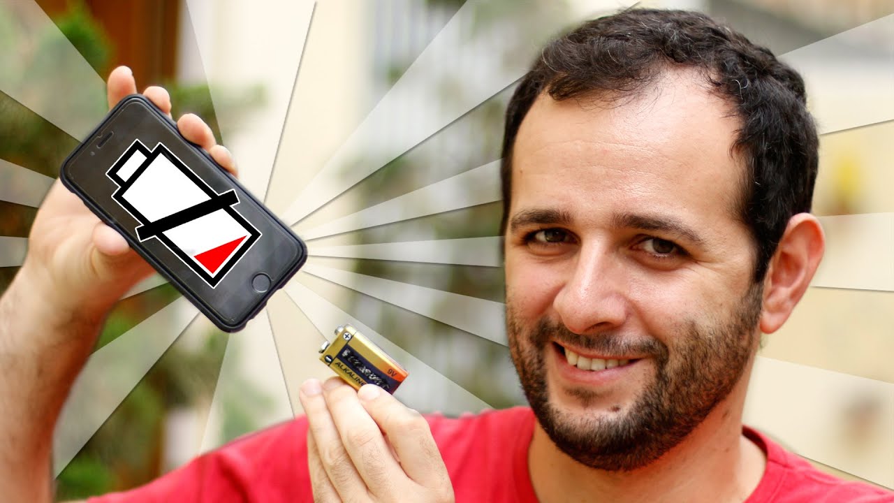 Como CARREGAR O CELULAR com bateria de 9V (carregador de CELULAR caseiro)