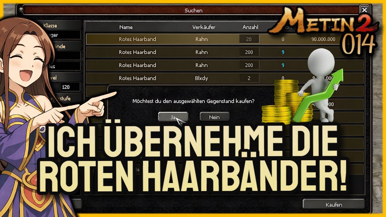 Metin2 Tigerghost 🦁 Lv. 42 Mentalo Projekt [ #014 ] 🦁 Die Roten Haarbänder gehören mir!