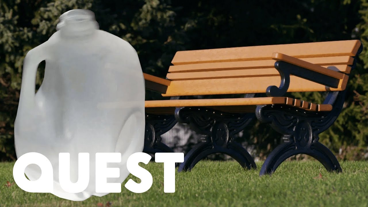 How To Recycle Plastic Bottles Into A Park Bench | Made By Destruction
