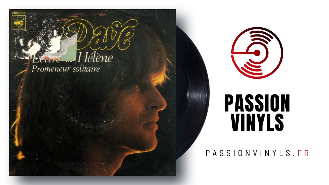 Dave - 1978 - Lettre À Hélène - (Vinyl 45 Tours)