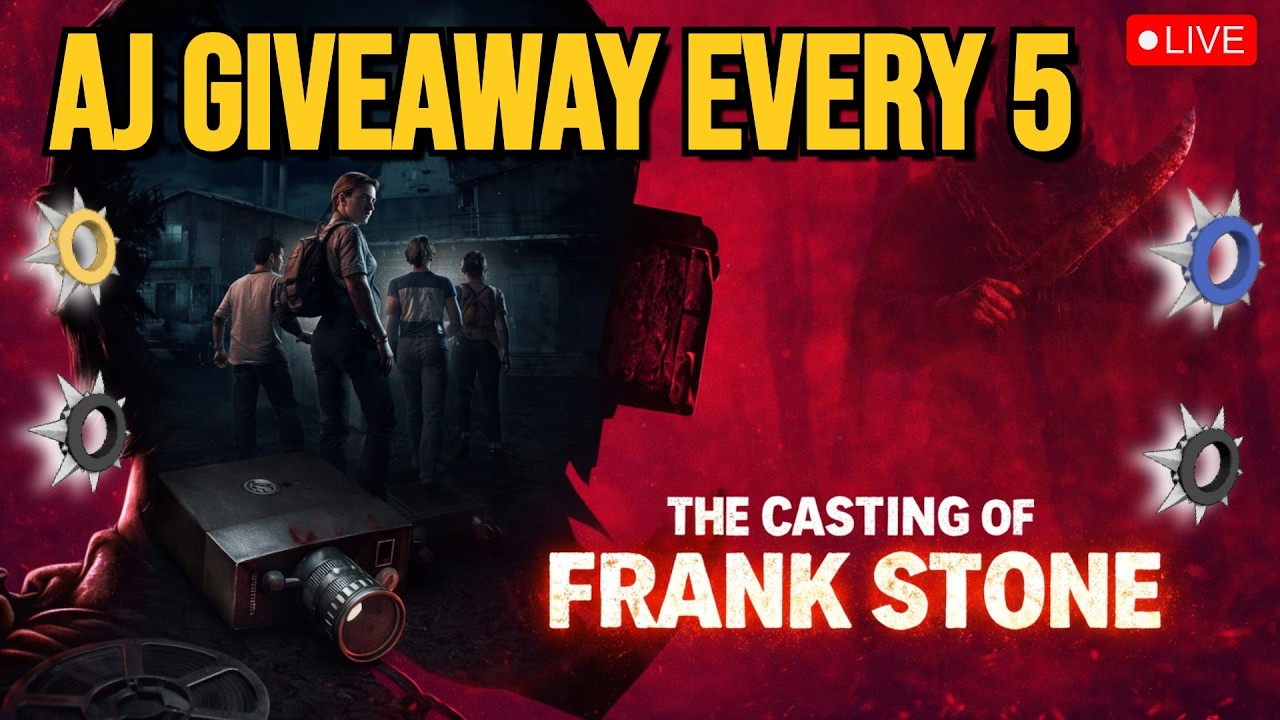 🔴The Casting of Frank Stone DBD Horror game | AJ SPIKE COLLAR GIVEAWAY EVERY 5