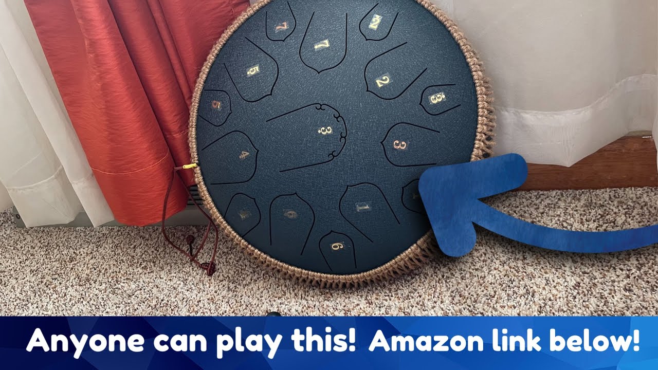 Looking at the Hopwell 14” steel tongue drum in the key of D