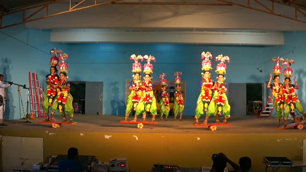 #Karagam #FolkDance #Mystudents #HolyCrossCollege, #Trichy participation in the BDU #Festival 2019