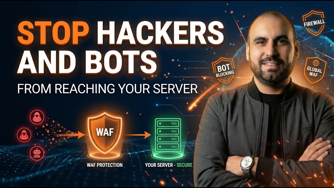 Stop HACKERS and BOTS from reaching your website server - Cloudflare