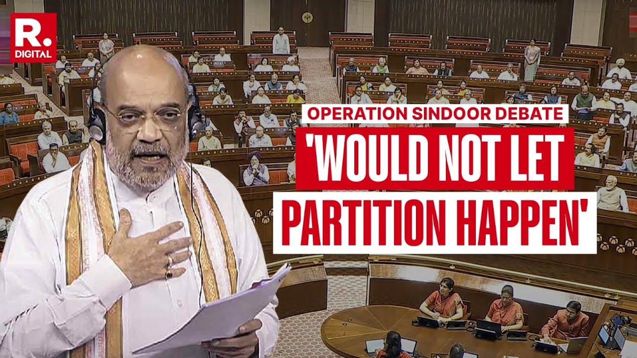 HM Amit Shah Blames Congress for Partition, and Creation of Pakistan | Rajya Sabha | Lok Sabha