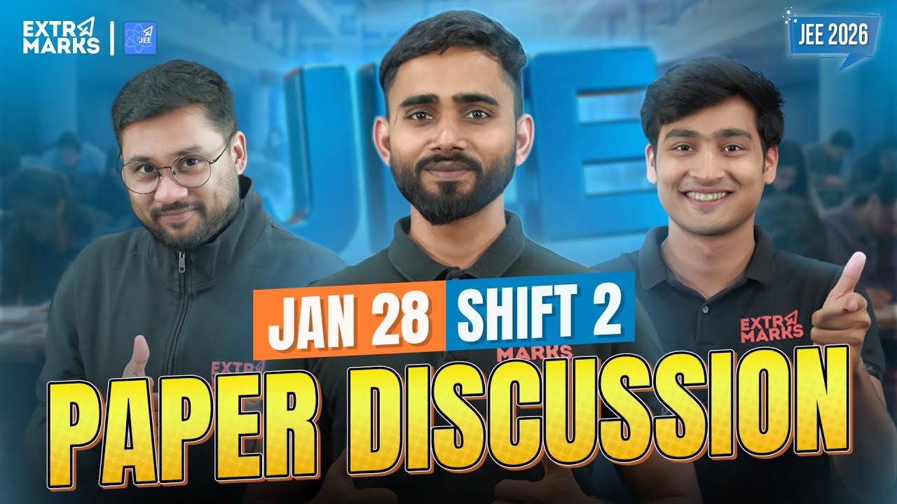 JEE Main 2026 | 28 Jan Shift 2 | LIVE Paper Discussion | Complete PCM Analysis