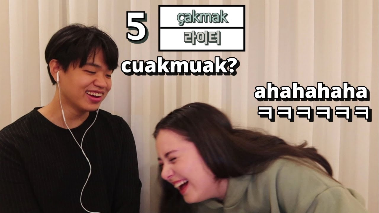 [국제커플]  외국인 아내랑 고요속의 외침! ㅋㅋㅋ 이렇게 잘맞춘다고?  🇹🇷🇰🇷