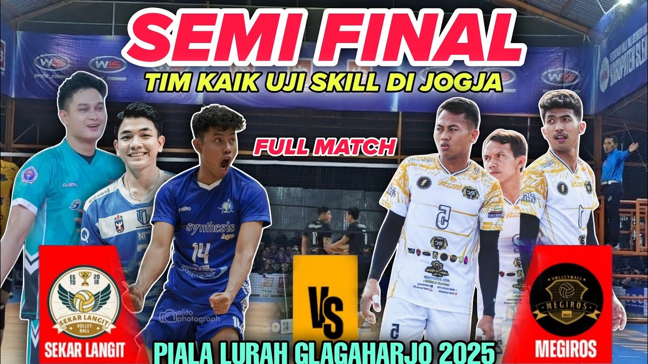 TIM KAIK UJI NYALI KE JOGJA❗️😱 SEMI FINAL SEKAR LANGIT VS MEGIROS | PIALA LURAH GLAGAHARJO 2025