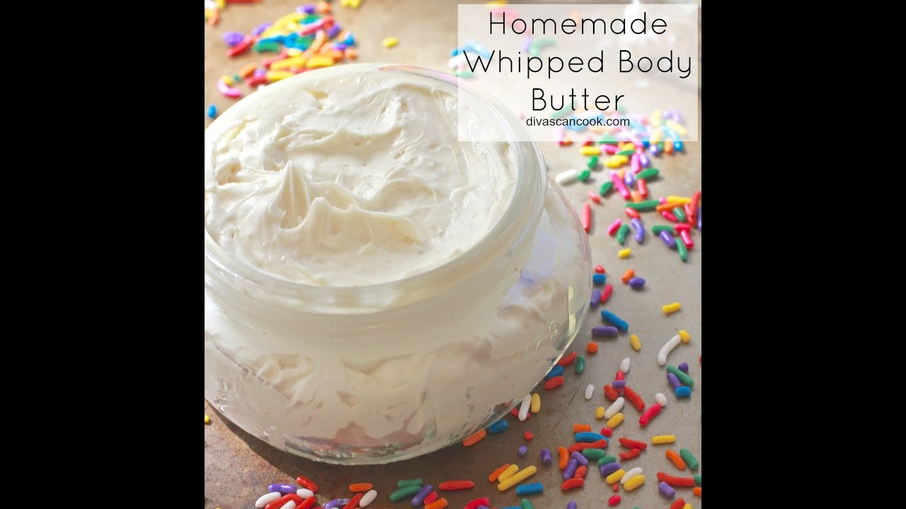Whipped Body Butter Recipe (Vanilla Buttercream)