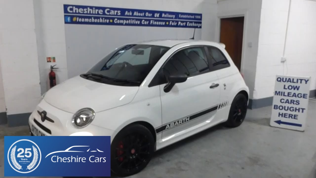 Used Abarth 595 Competizione in Gara White for sale in Crewe Cheshire at Cheshire cars