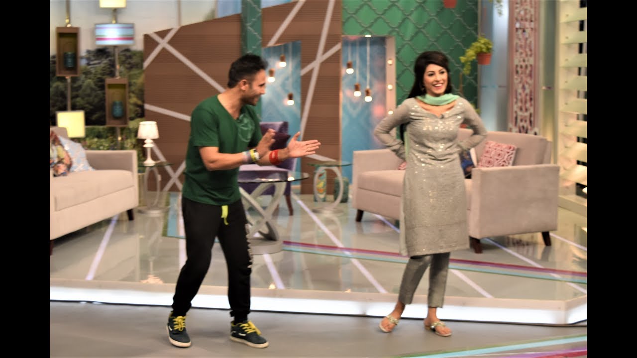 Live dance on Atv by Nasrullah Michel Ansari & Sundas Khan on Gallan Goodiyaan | T-Series