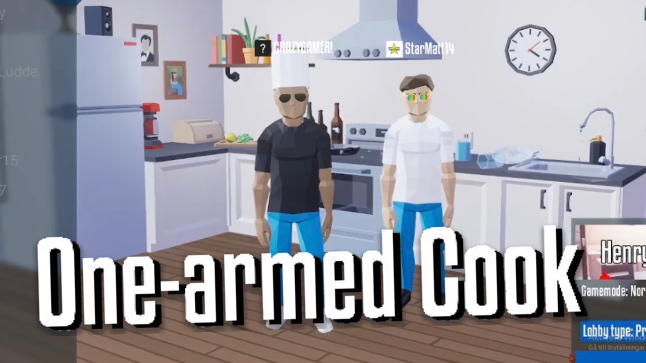 One Armed Cook Is CRAZY!