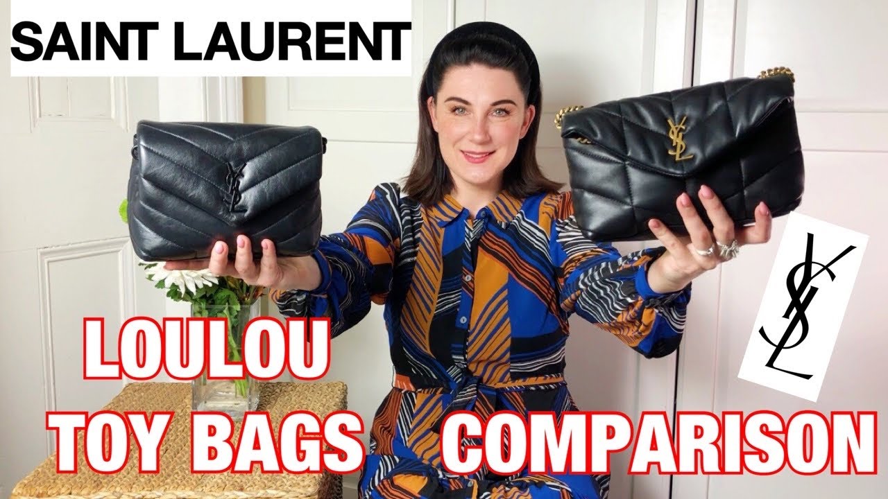 SAINT LAURENT Bag Comparison: YSL Loulou Toy vs YSL Loulou Toy Puffer