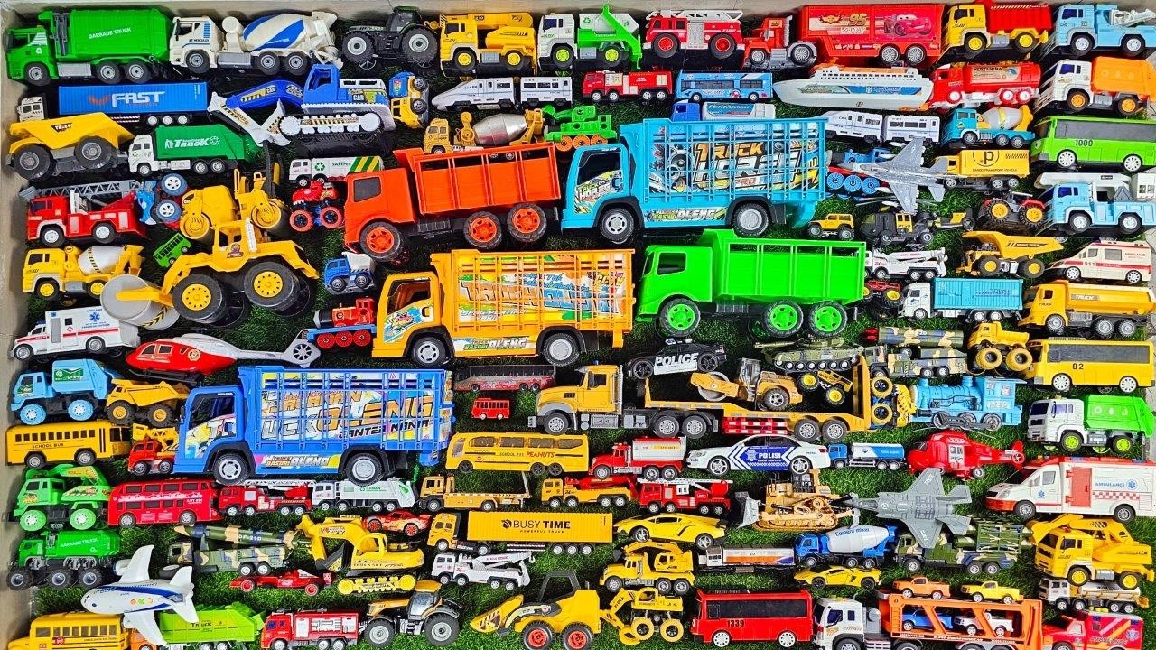 Mainan Mobil Truk Oleng , Mobil Balap, Mobil Truk Molen, Truk Pasir, Excavator, Mobil Roket, Damkar