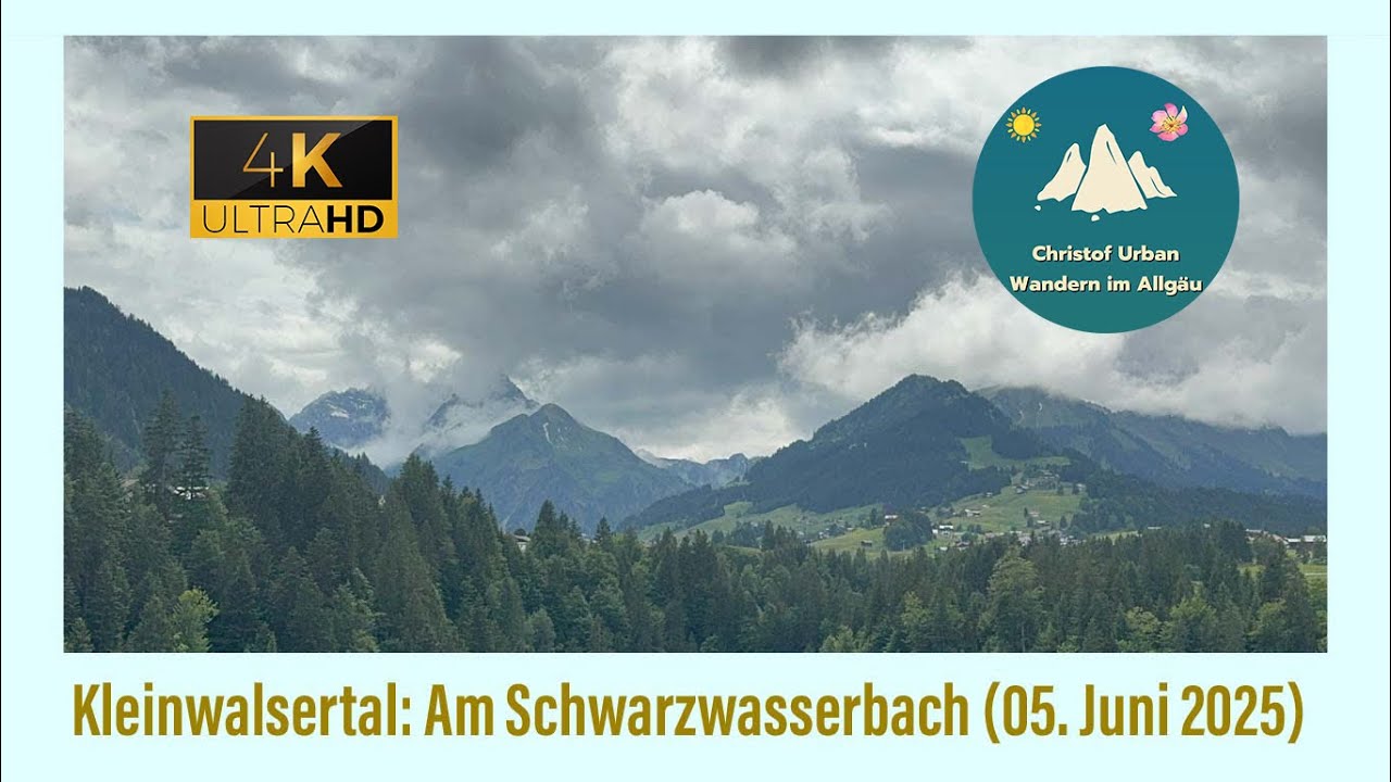 Kleinwalsertal: Am Schwarzwasserbach (05.Juni 2025)