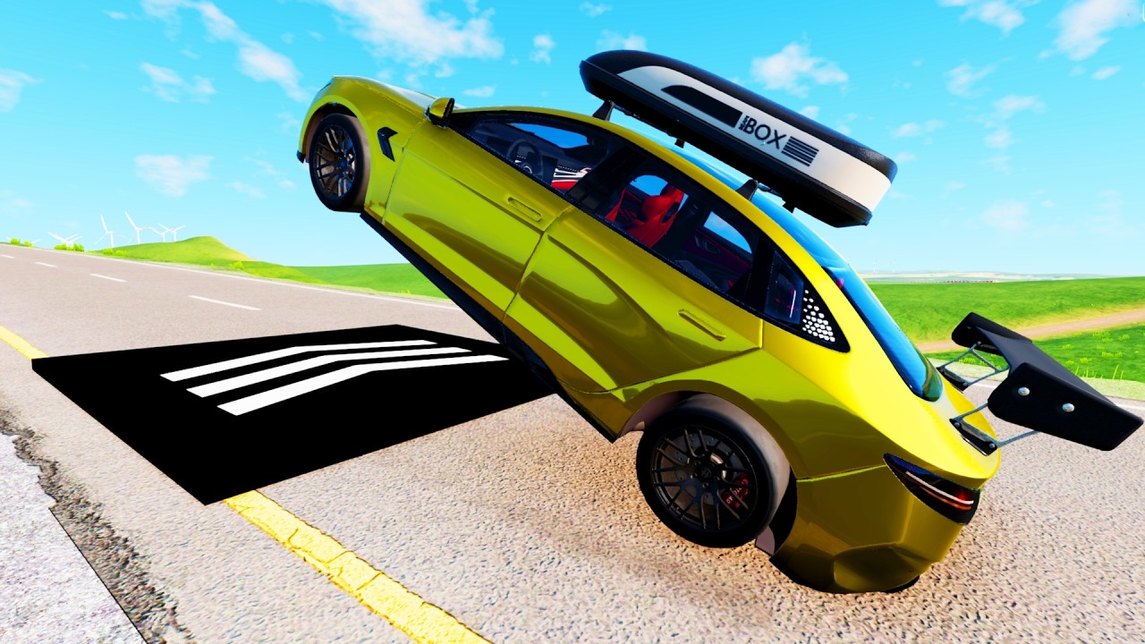 Instant 1000 MPH Acceleration: Which BeamNG Car Survives! 🔥 - BeamNG Drive #28
