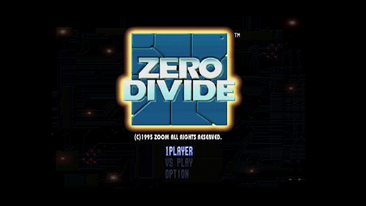 Zero Divide. [PlayStation - Zoom Inc., OCEAN]. (1996). Full Plays.