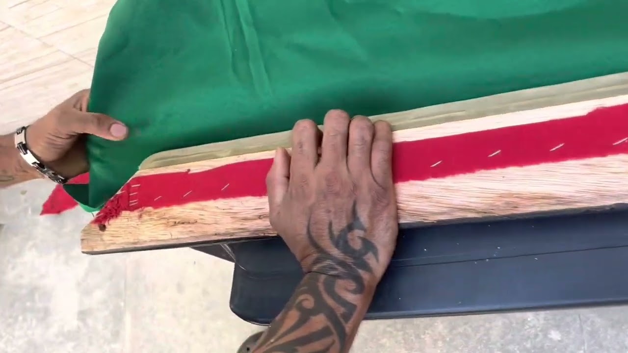 Como trocar o pano das tabelas da sinuca