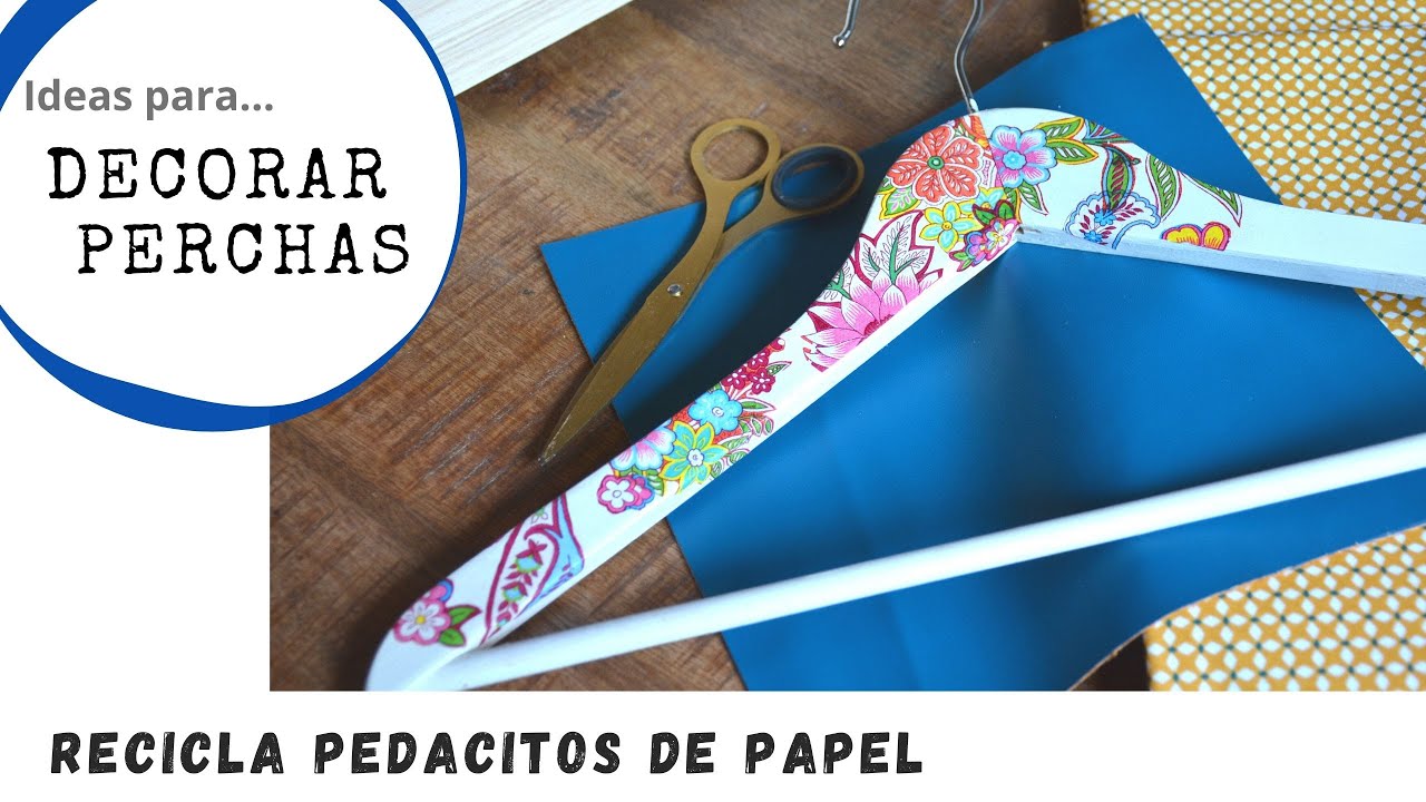 Ideas para reciclar perchas
