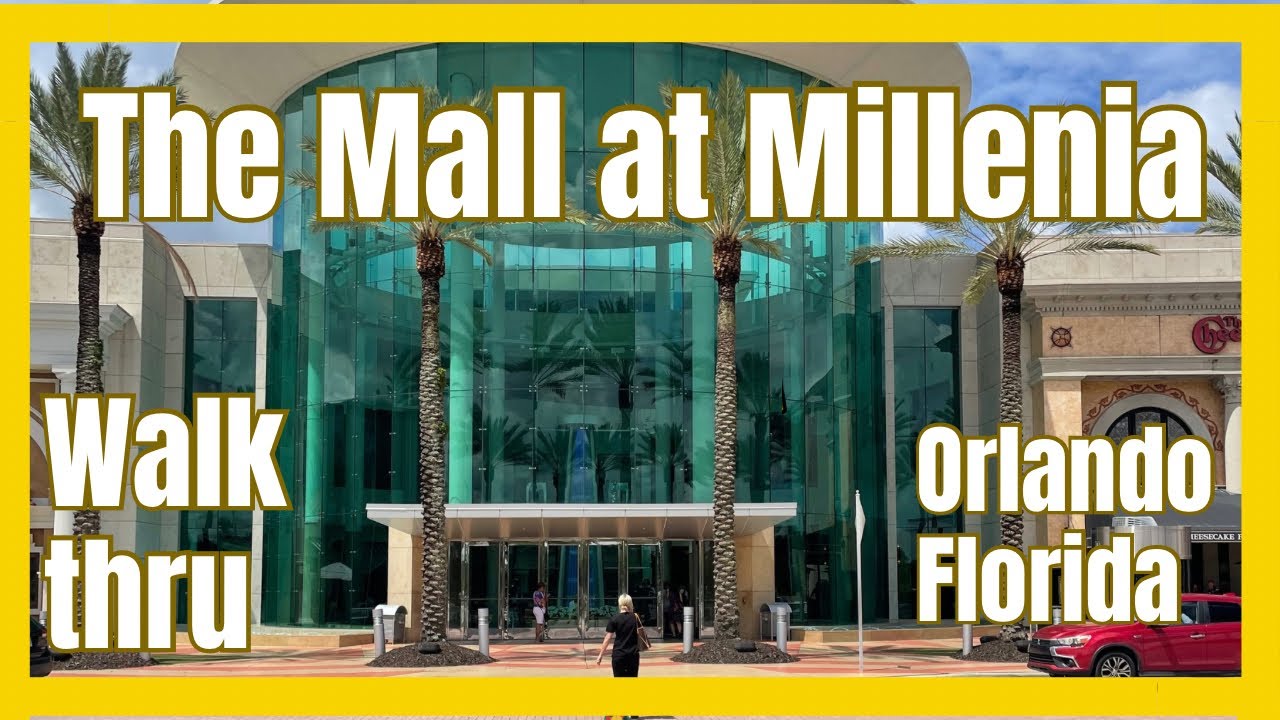 The Mall at Millenia walking tour - Shopping in Orlando 2024