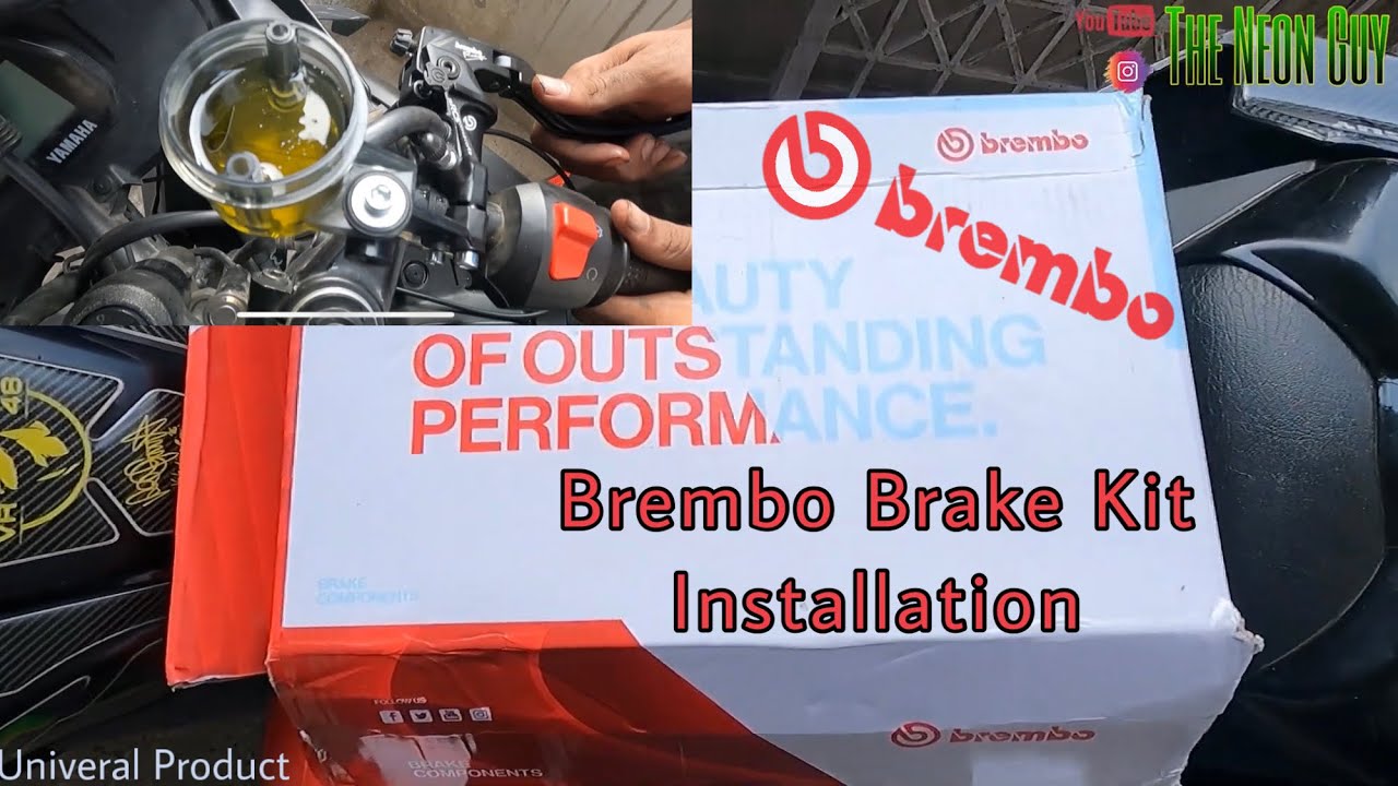 Brembo Kit Installation on R15v3 | Performance Brakes | Detailed Review | Complete Installation