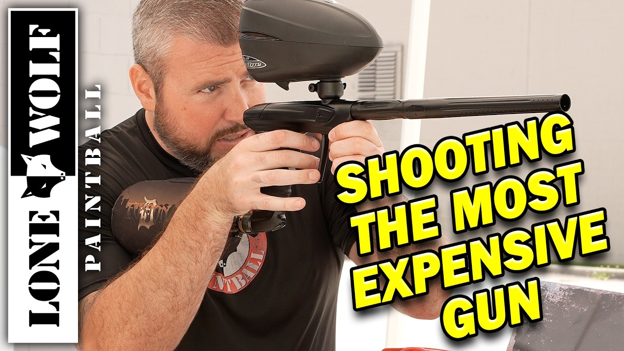 Shooting the Most Expensive Paintball Gun | Lone Wolf Paintball