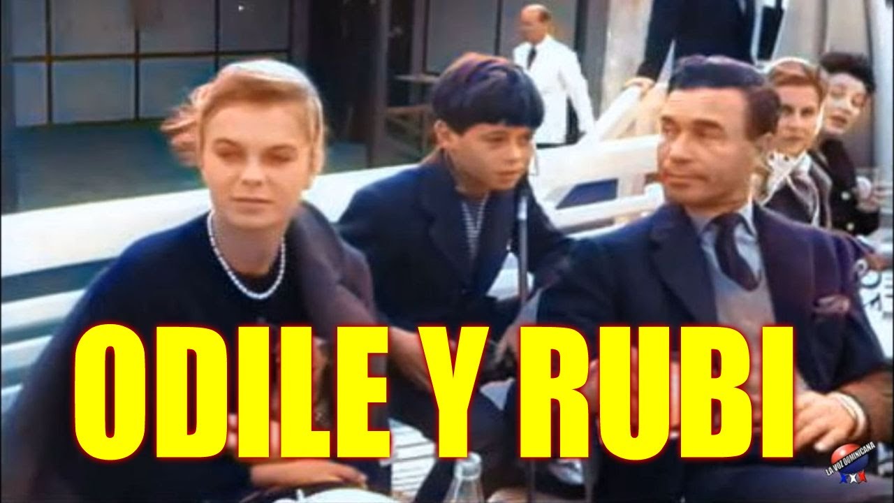 Porfirio Rubirosa y Odile Rodin en Partido de Polo. (COLOR)