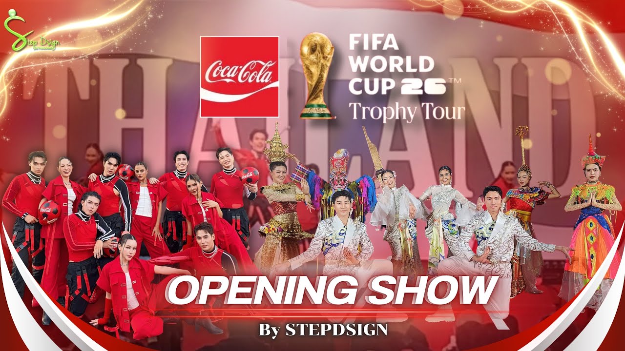 🔴 Coca-Cola x FIFA World Cup 26™ Trophy Tour ⚽️🏆 - Show by STEPDSIGN