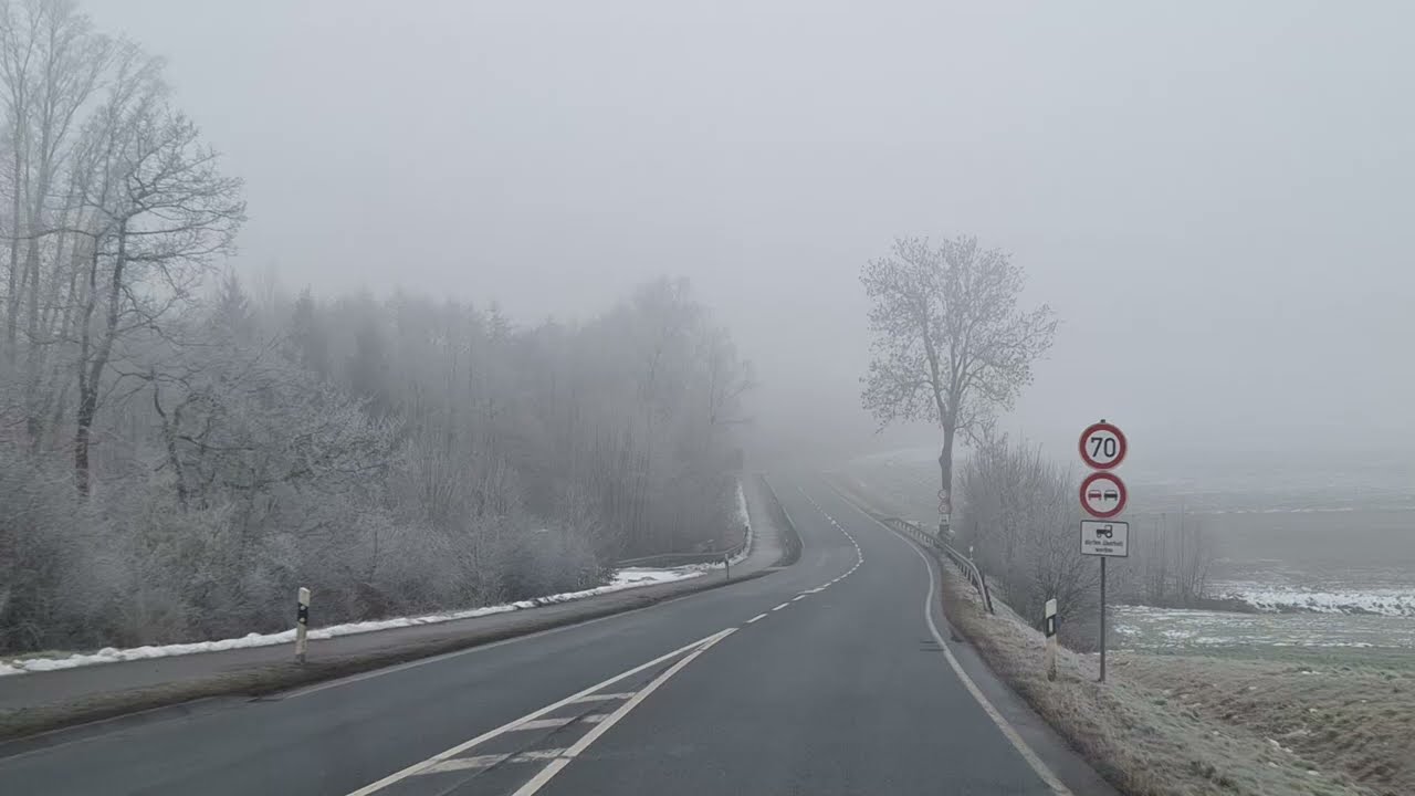 Fahrt nach Blomberg im Landkreis Lippe im Bundesland Nordrhein-Westfalen in Deutschland