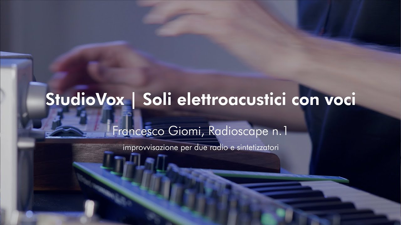 StudioVox - Francesco Giomi, Radioscape n.1