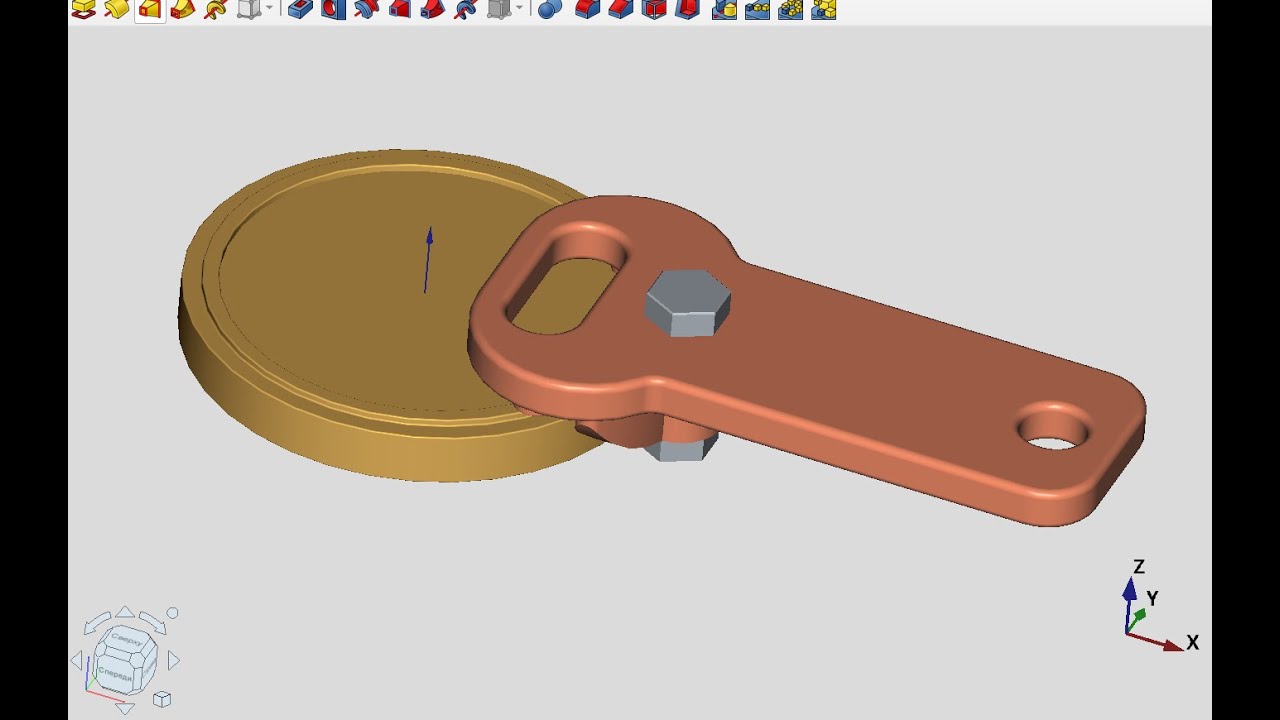 13. FreeCAD 1.0 Для начинающих с нуля! Открывалка для банок