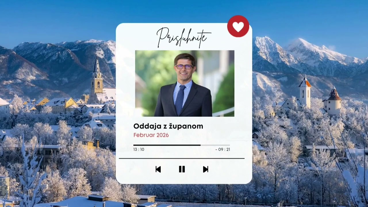 ODDAJA Z ŽUPANOM Matjažem Rakovcem na Radiu Kranj – februar 2026