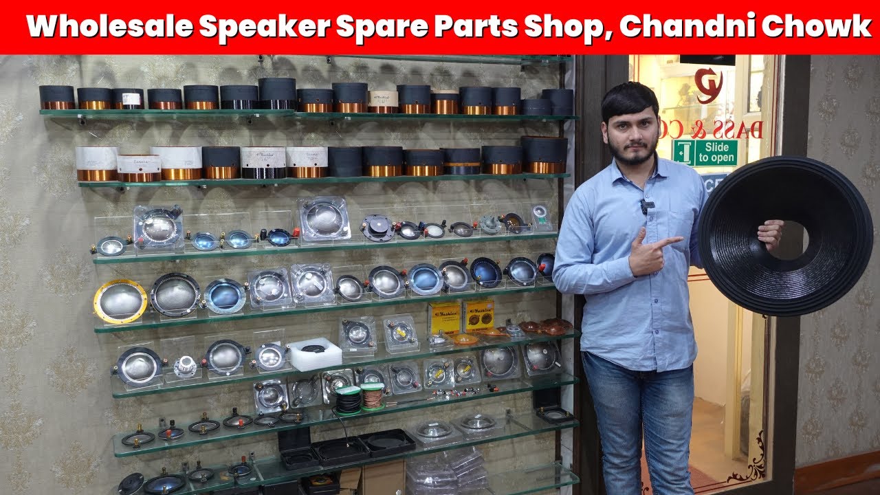 Wholesale Speaker Spare Parts Shop Cones, Coils, Spider & Diaphragms🔥| @DJGuruji