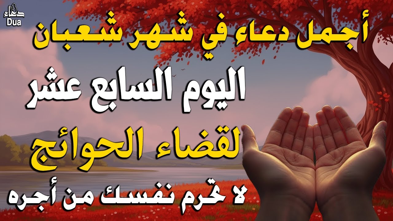 دعاء فى صباح يوم الخميس 10 من شهر شعبان المبارك💚 لطلب الرزق والفرج وقضاء الحوائج عبدالرحمن السديس