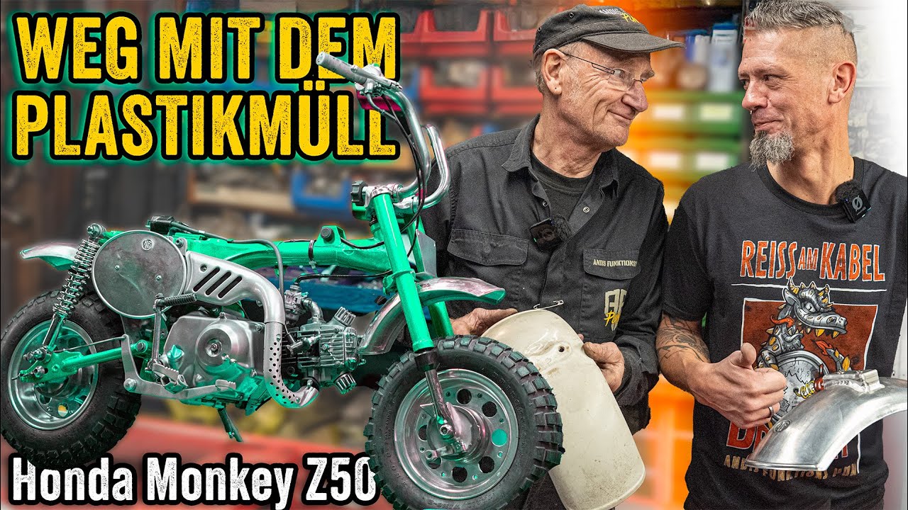 Monkey-Umbau: Neue Alu-Schutzbleche & kreative Lösungen | Andis Funktionspunk