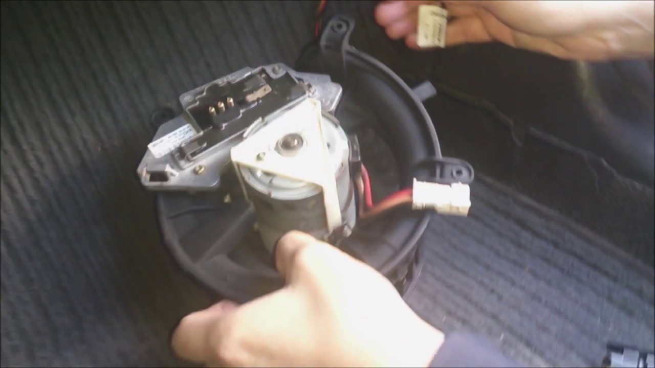Gebläsemotor Gebläseregler ausbauen wechseln Blower motor removal | Mercedes Benz W210