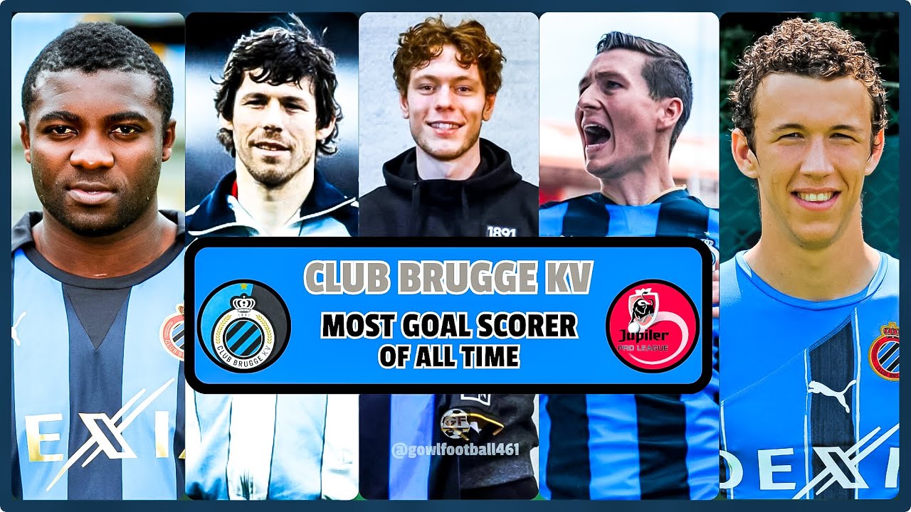 Top Goalscorers Club Brugge of All Time (GOWL FOOTBALL) Jupiler Pro League
