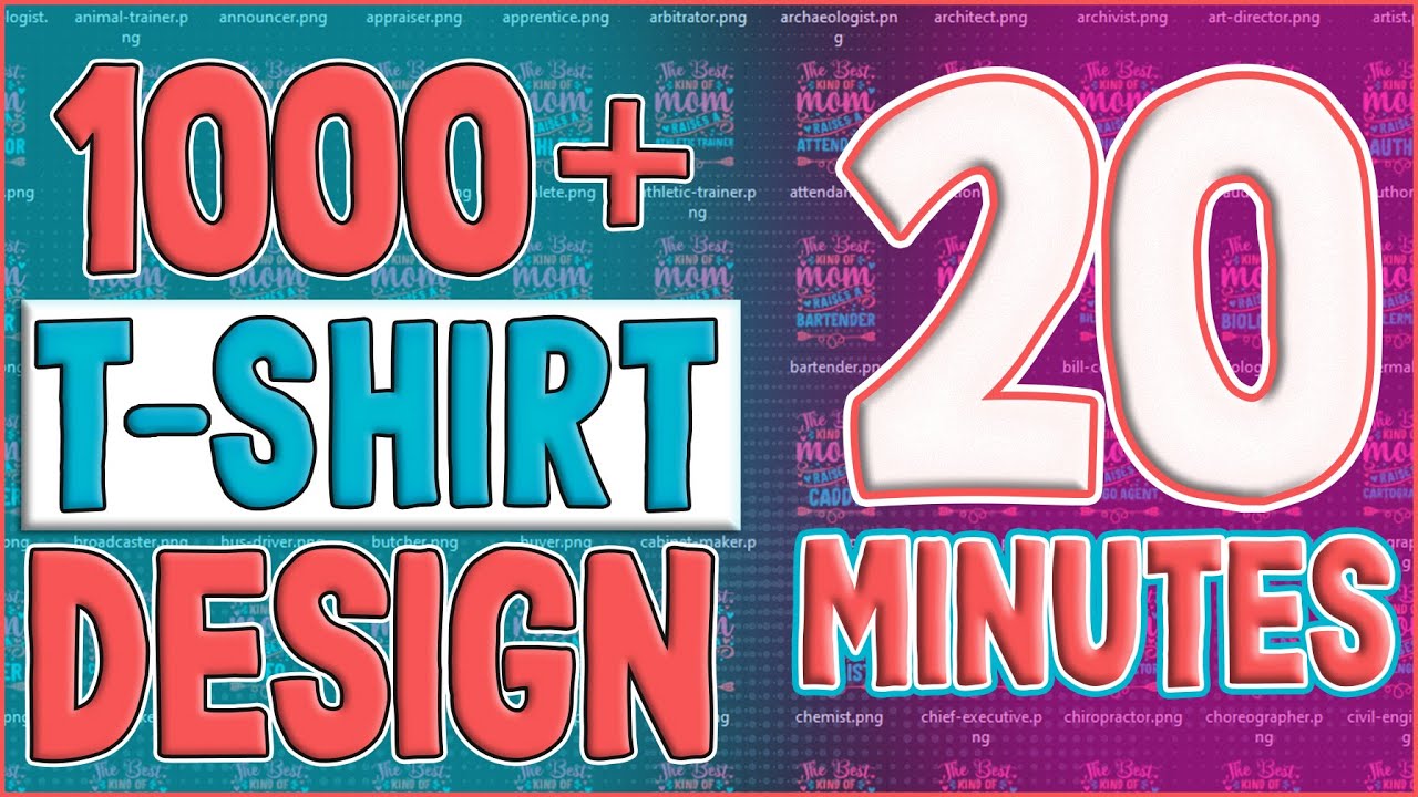 How To Create 1000+ T-shirt Designs in 20 Minutes । Scalable T-shirt Designs Tutorial । AH T-SHIRT