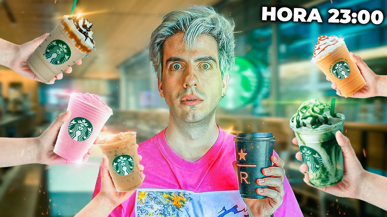 SOBREVIVIENDO 24 HORAS CON COMIDA DE STARBUCKS