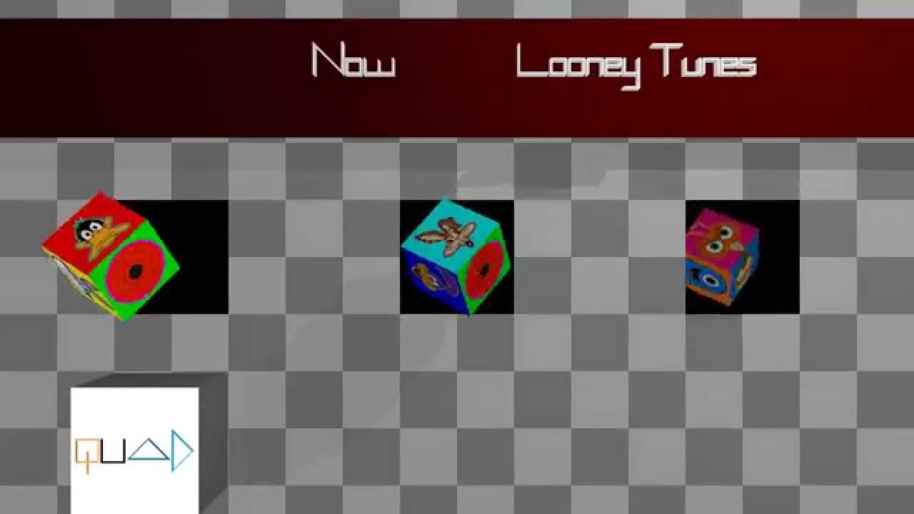 QUAD 2013 rebrand Next bumper example (Looney Tunes to Road Runner to Monsters vs. Aliens)