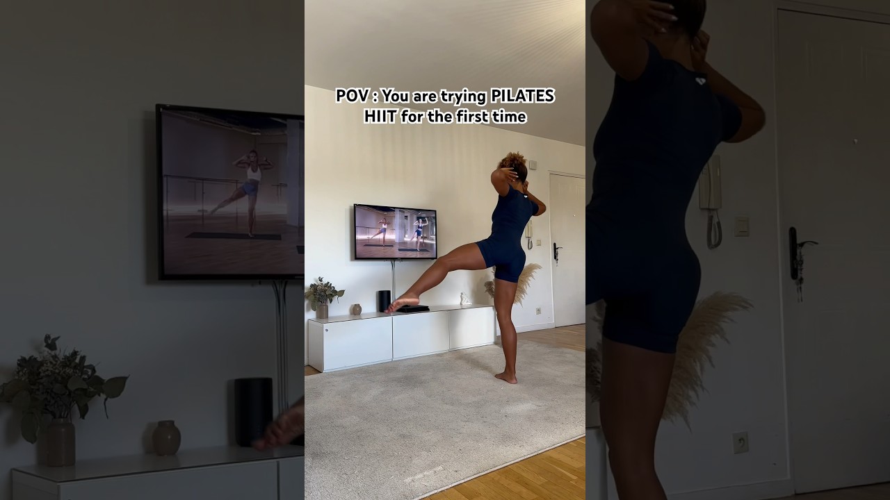 POV : You are trying Pilate Hiit for the first time 💦  #workout #fitness #pilates