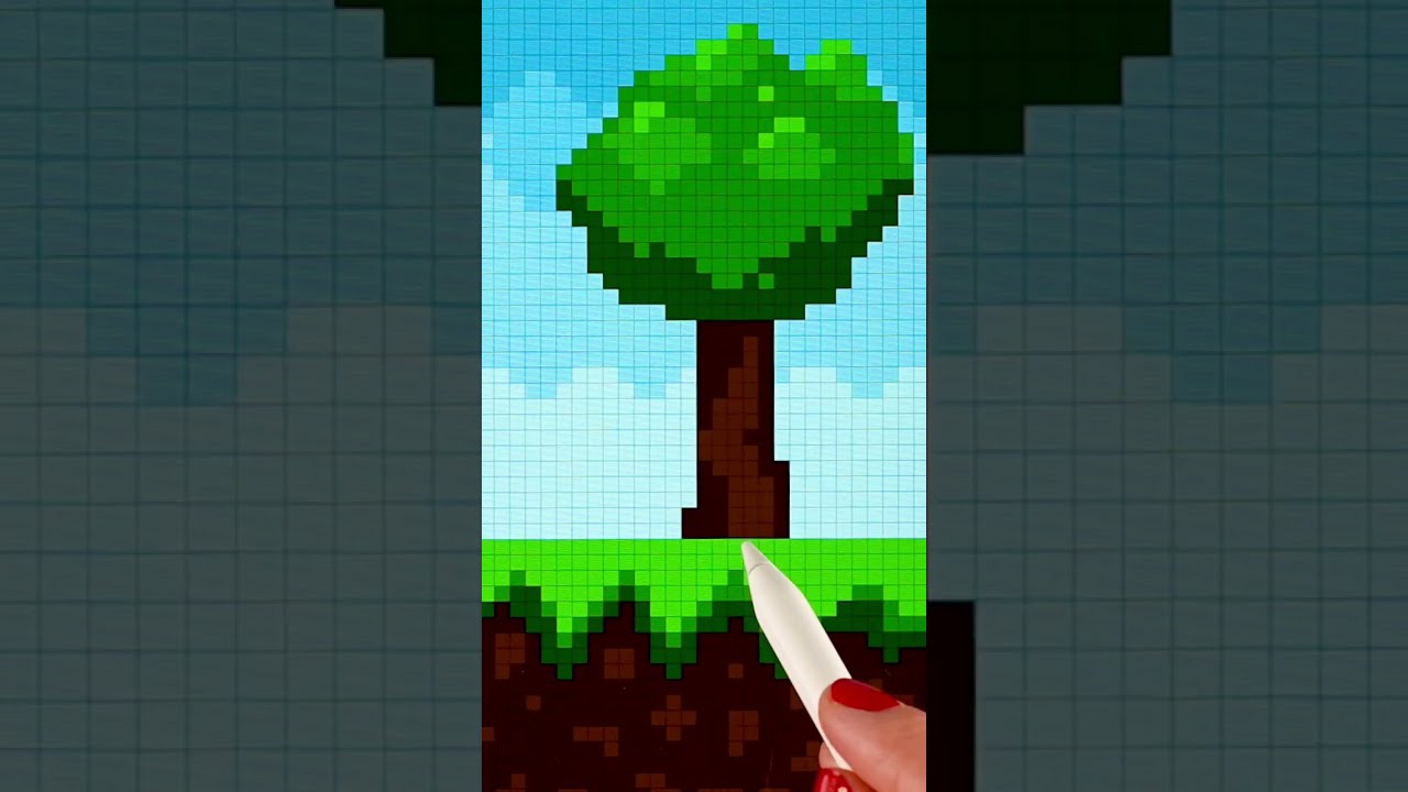 Jak rysować Pixel Art jak profesjonalista za pomocą Procreate #pixelart #procreate #zabawa