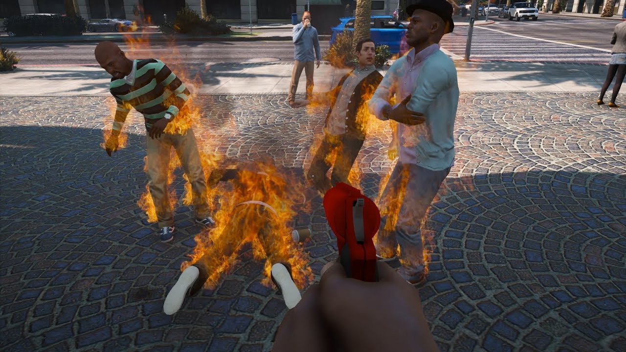 GTA 5 FLARE GUN CRAZY COMPILATION #4 ✪ (GTA V | SHOOT/DEAD | RAGDOLLS SHOWCASE | FUNNY MOMENTS)