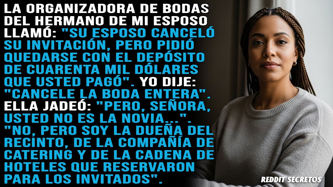 Spencer canceló mi invitación de boda. No sabía que yo era la dueña de toda la cadena de recintos.