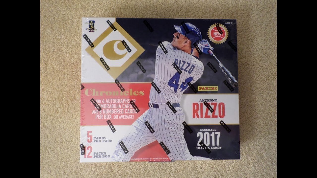 2017 Chronicles Baseball Hobby Box Break - What Did I Do to Deserve This?