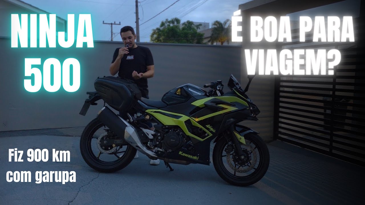 Ninja 500 é boa para viajar?