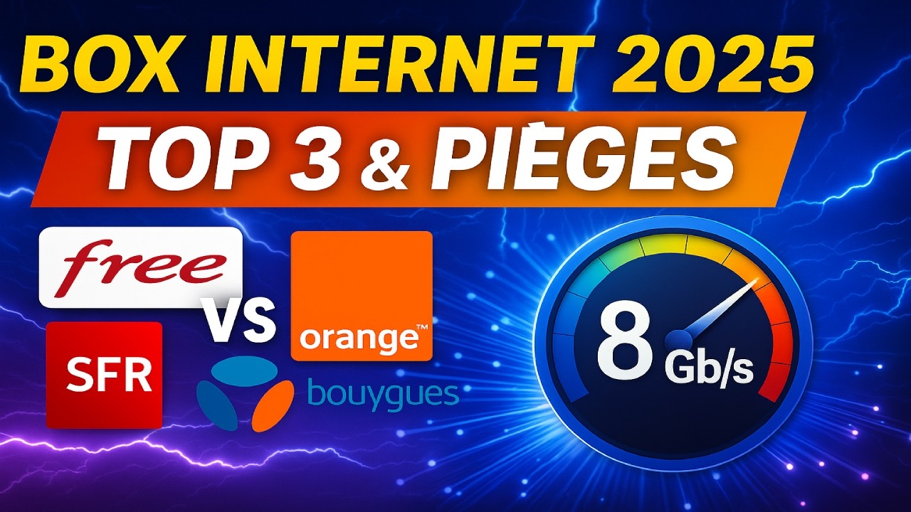 TOP 3 Box Internet 2025 &ndash; Les Offres &agrave; Choisir (et celles &agrave; &Eacute;viter)