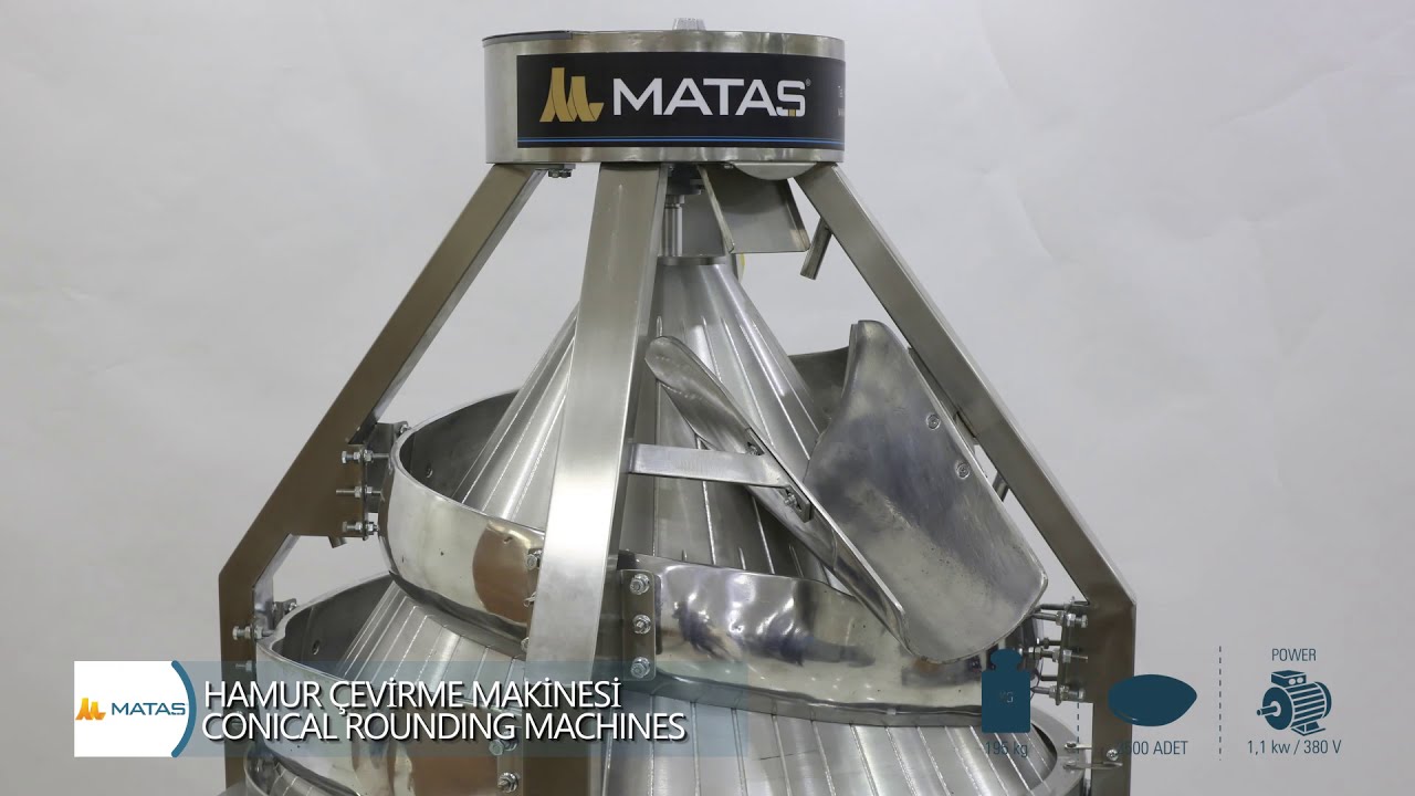 Mataş | HKC 01 Hamur Konik &Ccedil;evirme Makinesi (Conical Dough Rounding Machine)