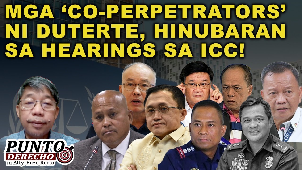 MGA ‘CO-PERPETRATORS’ NI DUTERTE, HINUBARAN SA HEARINGS SA ICC!